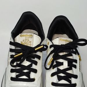 Reebok Club C Double Womens Retro Shoe White Patent Platform Sneaker